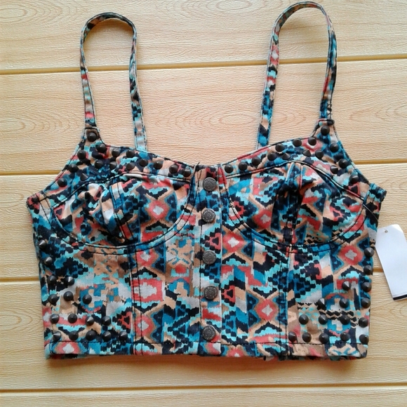 JEAN BUSTIER | SPIKE JEAN BUSTIER | CROP-TOP - Picture 4 of 8